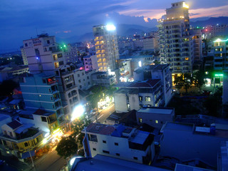 ville de nuit, vietnam