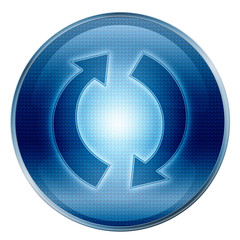 refresh icon. ( With Clipping Path )