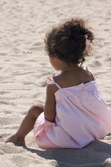 Young child on the beach 1