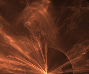 Fire in the sky background