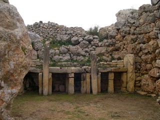 Megalithic temple in Malta - 3613369
