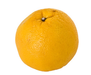 Ripe light grapefruit  on a white background