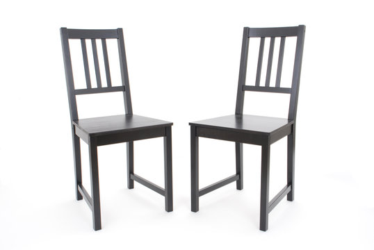 two black chairs