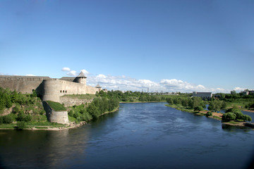 castle on the river coast