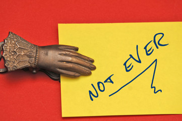 not ever