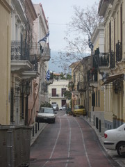 Athens Street Scene