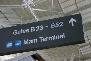 Airport Terminal Sign