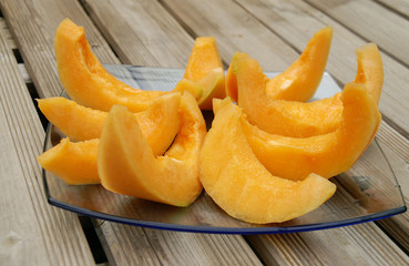 tranche de melons