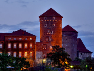 Naklejka premium Wawel. Krakow. An ancient part of city.