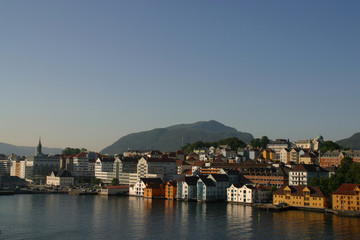 Fototapeta na wymiar Bergen, Seeseite