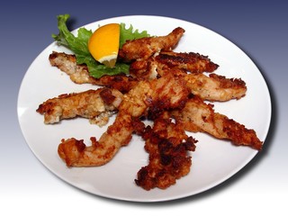 Fried chicken winglets