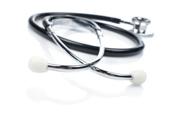 Stethoscope. Shallow DOF with selective focus on the front.