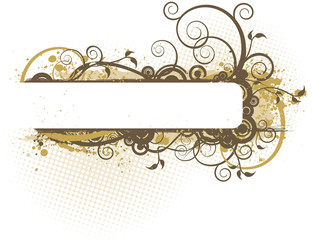 Banner illustration with copy space