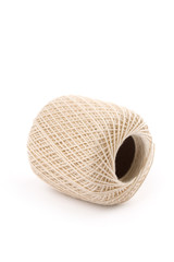 a ball of twine with white background