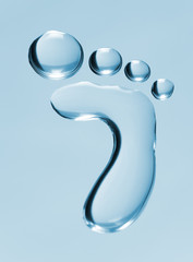 waterdrops footprint