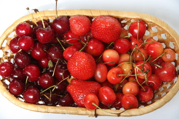 Basket with berries