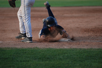 Safe At Third & A Face Full of Dirt - 2 © John Johnson