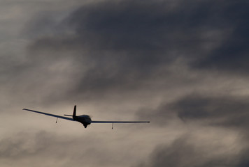 Sunset takeoff