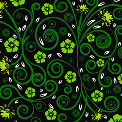 abstract vector flower illustration