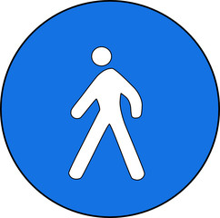 segnale pedonale