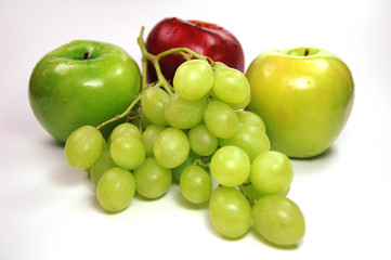 Obst - Apfel & Traube