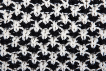 The pattern of a product from a wool in the form of a background