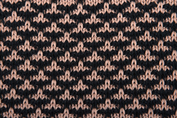 The pattern of a product from a wool in the form of a background