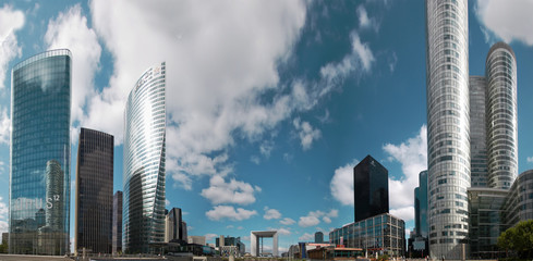 Naklejka premium La Defense Panoramic - Paris 