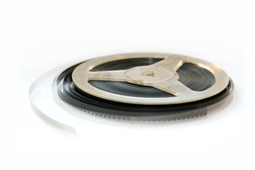 Naklejka premium Video tape on white background