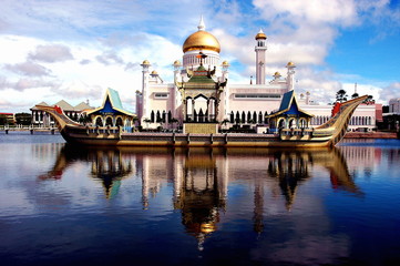 La Grande Mosquee de Brunei Darussalam - obrazy, fototapety, plakaty