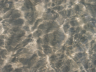 Fototapeta na wymiar Water surface with small waves