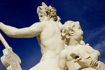 Sculpture "La Loire et le Loiret" - C. Van Cleve - Tuileries