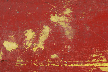 Grungy background in red and yellow