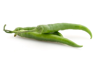 Fresh green chillies