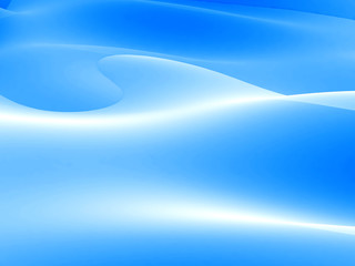 abstract waves of blue color