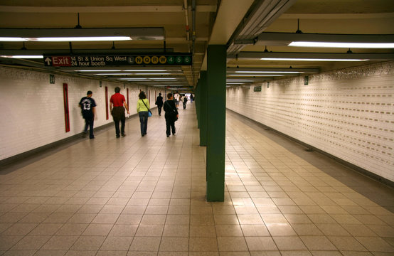 Subway passage at Union square, Manhattan, New York