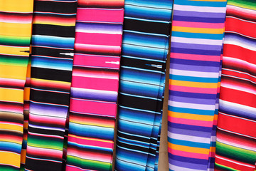 Colorful Mexican Serapes 