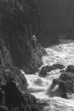 Fototapeta Black and White Rocks