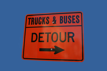 detour sign