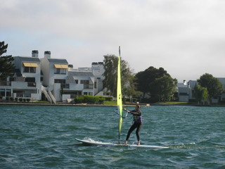 Windsurfing in Lagoon