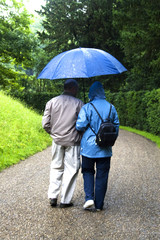people with umbrella