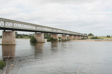 Fototapeta na wymiar Pont de Montsoreau