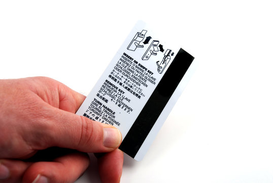 Pictures of an electronic card 