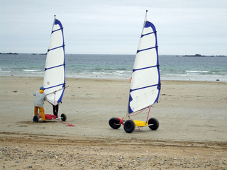 Fototapeta premium chars à voile