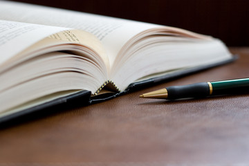 Hardcover Book with Pen