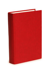 Red book isolated on the white background
