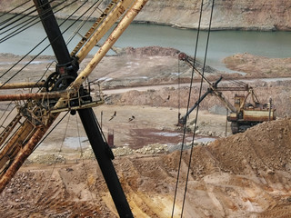 Dredges in career on extraction of minerals