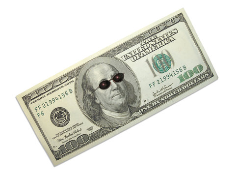 President Franklin with black sun glasses