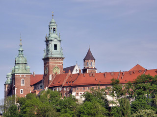 Wawel. Krakow. An ancient part of city.