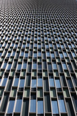 Exterior of an industrial office tower.